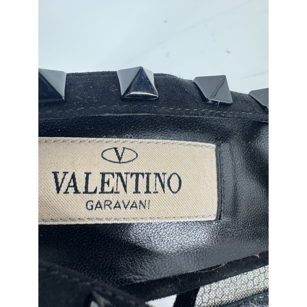 Valentino Garavani Rockstud Mesh Caged Pointy Toe Pump in Black Size 39 - Picture 4 of 9